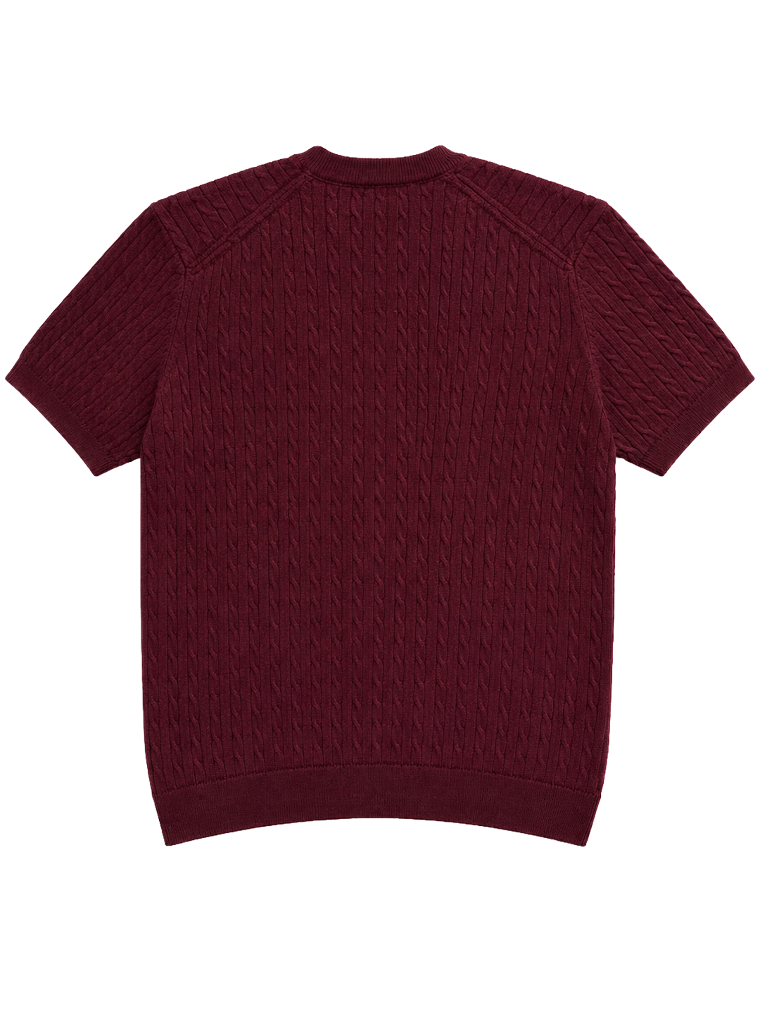Hombré burgundy - cable knit tee 11 am 0.3