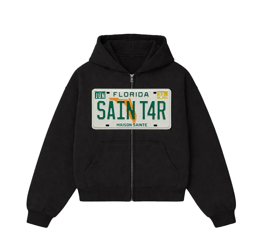 Everyday Plate Zip Up - Black