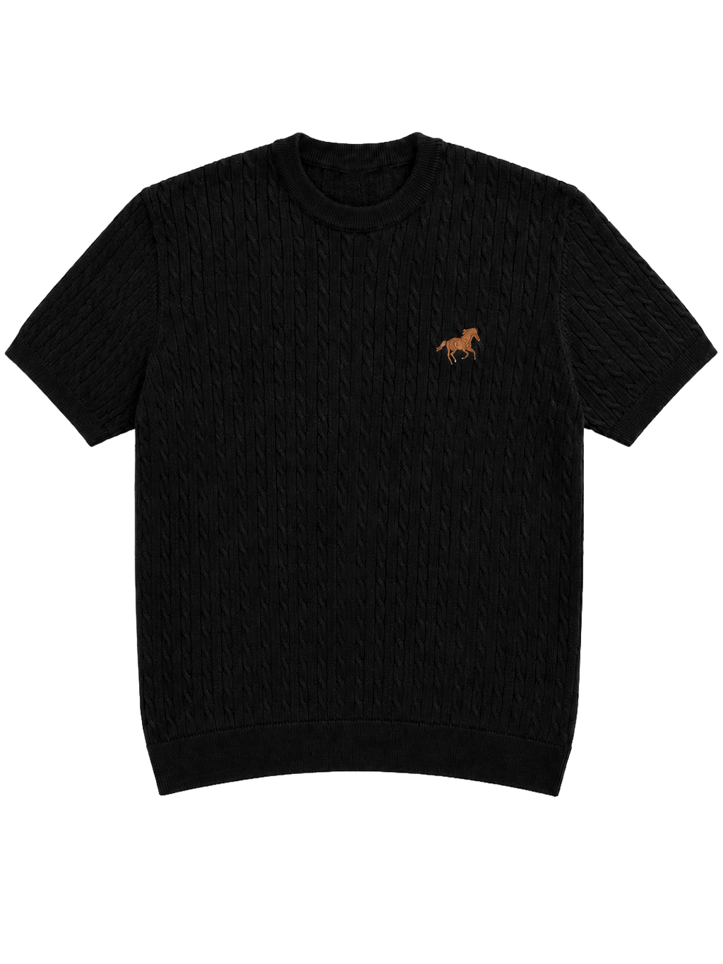 Hombré noir - cable knit tee 11 am 0.3