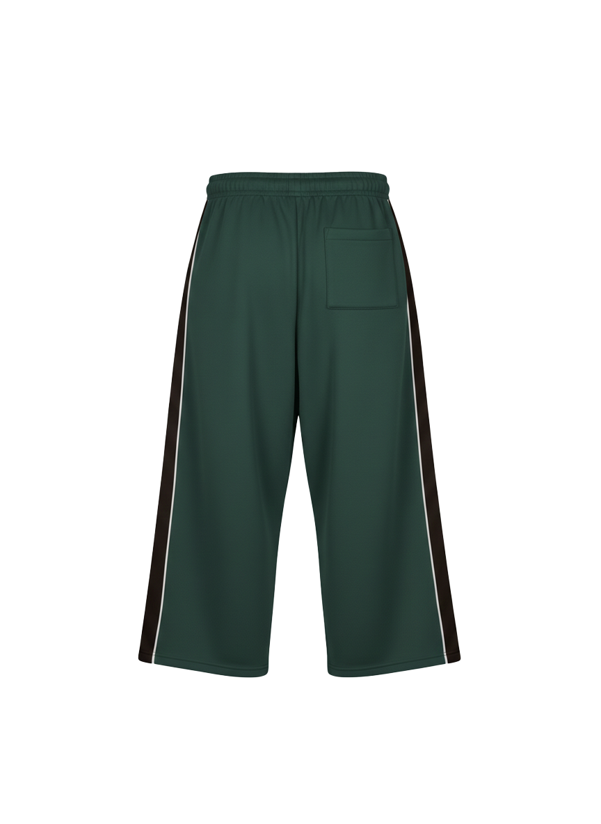 Everyday essential striped sweatpants 2.0 - Green (Set)