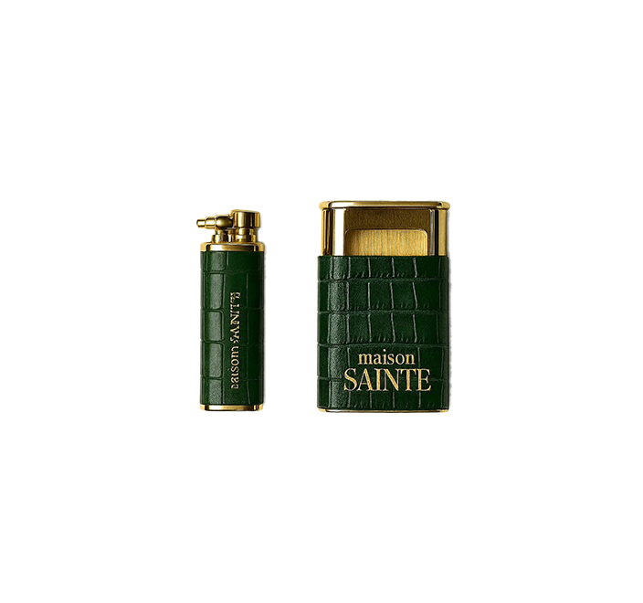 Sainte’s crocodile leather lighter and ash tray