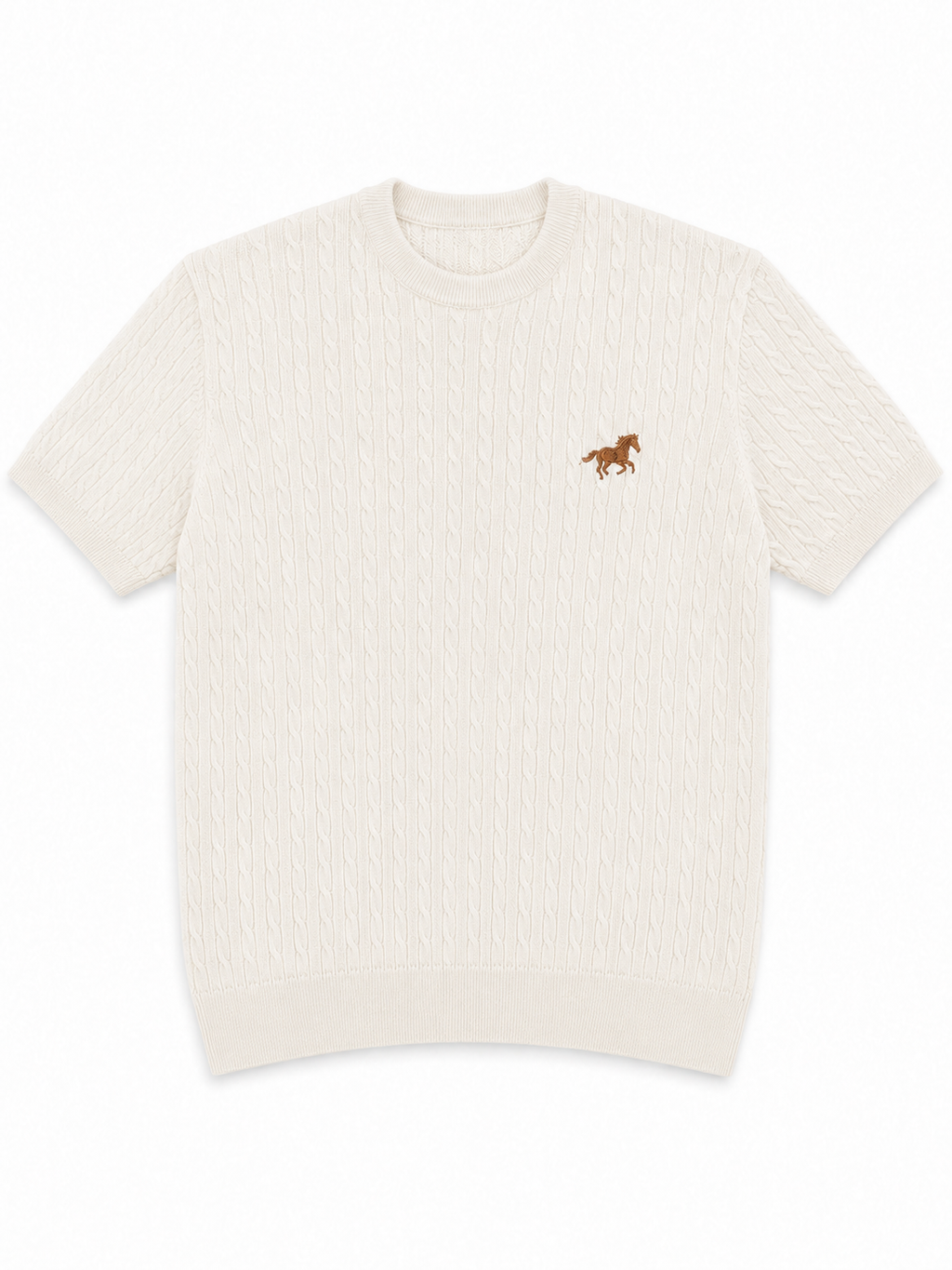 Hombré - cable knit tee